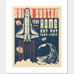 Solar System your home poster Posters and Art